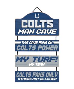 Indianapolis Colts Man Cave Dangle Sign