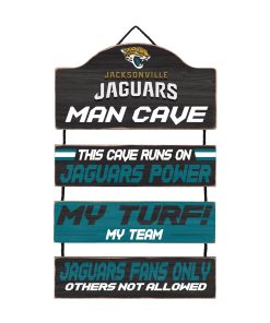 Jacksonville Jaguars Man Cave Dangle Sign