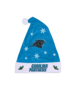 Carolina Panthers Embroidered Santa Hat