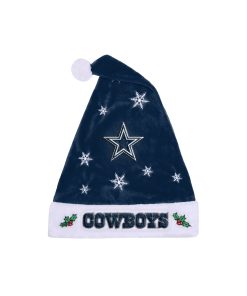 Dallas Cowboys Embroidered Santa Hat