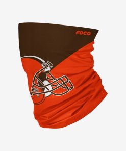 Cleveland Browns Colorblock Big Logo Gaiter Scarf