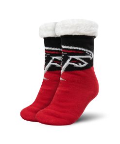 Atlanta Falcons Colorblock Footy Slipper Socks
