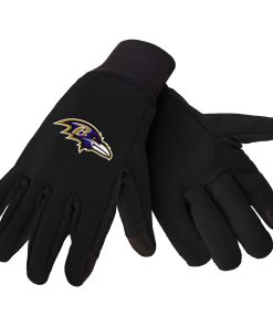 Baltimore Ravens Color Texting Gloves