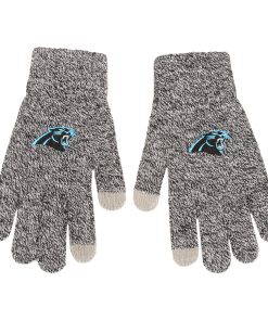 Carolina Panthers Gray Knit Gloves