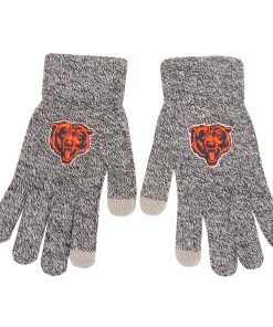 Chicago Bears Gray Knit Gloves