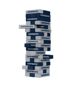 Dallas Cowboys Jenga Stackable Blocks Game