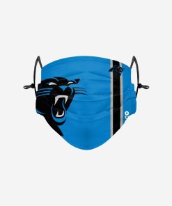 Carolina Panthers On-Field Sideline Big Logo Adjustable Face Cover