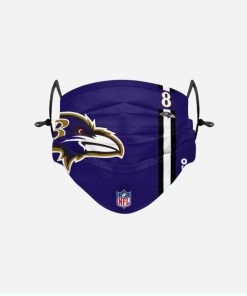 Baltimore Ravens Lamar Jackson On-Field Sideline Big Logo Adjustable Face Cover