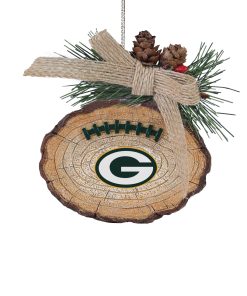 Green Bay Packers Ball Stump Ornament
