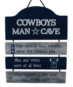 Dallas Cowboys Wooden Man Cave Sign