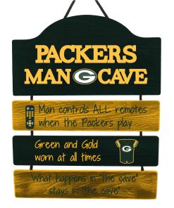 Green Bay Packers Wooden Man Cave Sign