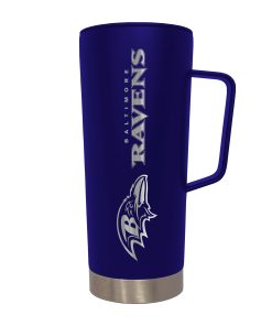 Baltimore Ravens 18oz. Roadie Tumbler with Handle - Purple