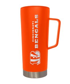 Cincinnati Bengals 18oz. Roadie Tumbler with Handle - Orange