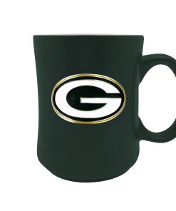 Green Bay Packers 19oz. Starter Mug - Metal Emblem Logo