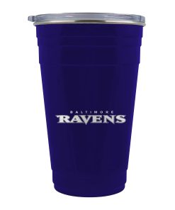 Baltimore Ravens 22oz. Stainless Steel Solo Tailgater Cup