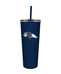 Denver Broncos 24oz. Skinny Tumbler with Straw