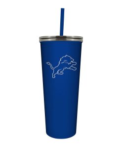 Detroit Lions 24oz. Skinny Tumbler with Straw