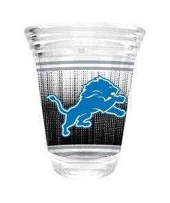 Detroit Lions 2oz. Round Party Shot Glass