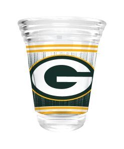 Green Bay Packers 2oz. Round Party Shot Glass