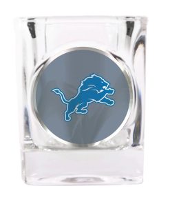 Detroit Lions Square Shot Glass