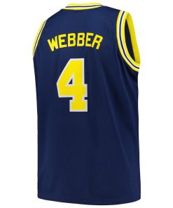 Michigan Webber Mitchell & Ness Player Jersey