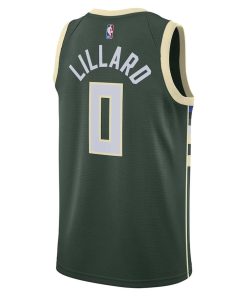 Bucks Lillard Nike Adult Player Jersey