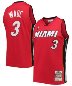 Heat Wade Mitchell & Ness Player Jersey