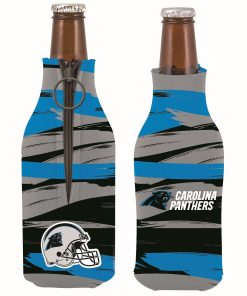 Carolina Panthers PaintBrush Bottle Coolie