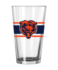 Chicago Bears 16oz. Stripe Pint Glass