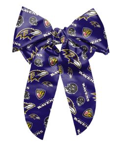 Baltimore Ravens Big Bow Hair Accessory Clip