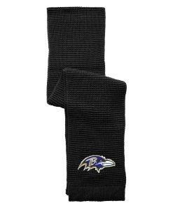 Baltimore Ravens Embroidered Logo Waffle Scarf