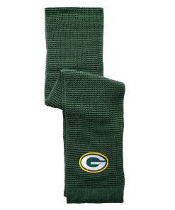 Green Bay Packers Embroidered Logo Waffle Scarf
