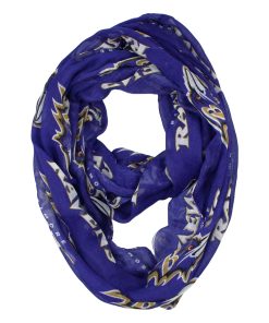 Baltimore Ravens Sheer Infinity Scarf