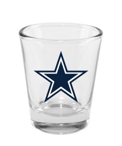 Dallas Cowboys 2oz. Clear Logo Shot Glass