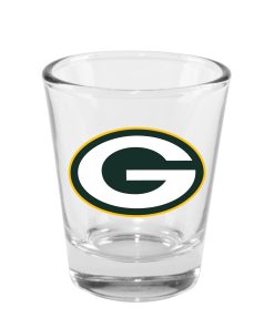 Green Bay Packers 2oz. Clear Logo Shot Glass