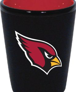 Arizona Cardinals 2oz. Matte Black/Inner Color Shot