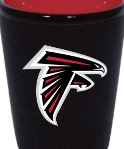 Atlanta Falcons 2oz. Matte Black/Inner Color Shot
