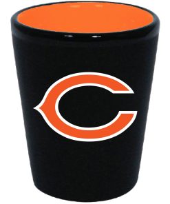 Chicago Bears 2oz. Matte Black/Inner Color Shot