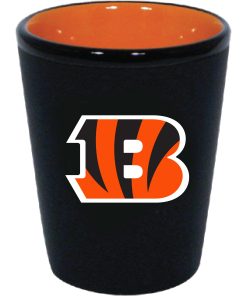 Cincinnati Bengals 2oz. Matte Black/Inner Color Shot