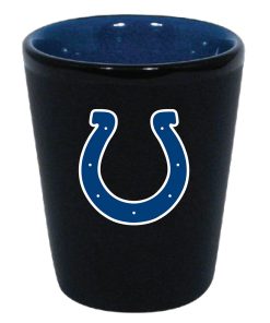 Indianapolis Colts 2oz. Matte Black/Inner Color Shot
