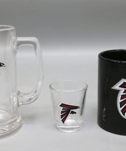 Atlanta Falcons 3pc Drinkware Giftset - Black Mug