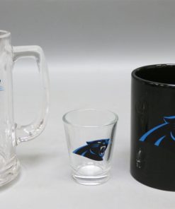 Carolina Panthers 3pc Drinkware Giftset - Black Mug
