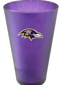 Baltimore Ravens 16oz Team Color Frosted Pint Glass