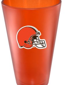 Cleveland Browns 16oz Team Color Frosted Pint Glass