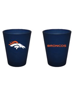 Denver Broncos 2oz Team Color Frosted Shot Glass