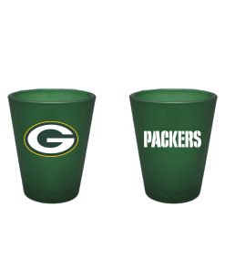 Green Bay Packers 2oz Team Color Frosted Shot Glass