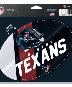 Houston Texans 5.75 x 5.5 Oval Decal