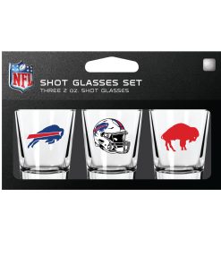 Buffalo Bills 3pc Shot Glass Set