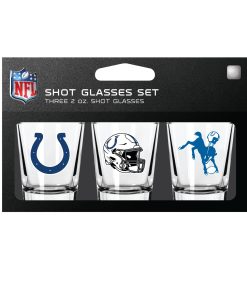 Indianapolis Colts 3pc Shot Glass Set