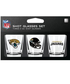 Jacksonville Jaguars 3pc Shot Glass Set